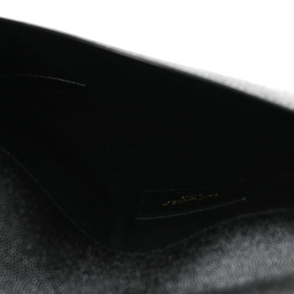 Saint Laurent Grain De Poudre Uptown Pouch Black 5 of 8