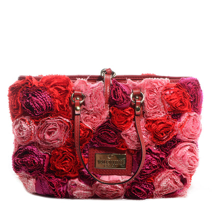 Valentino Garavani Rosier Small Tote Pink Red 1 of 9