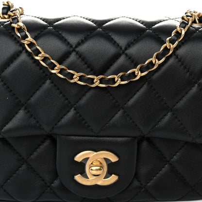 Chanel Lambskin Quilted Mini Pearl Crush Flap Black 8 of 11