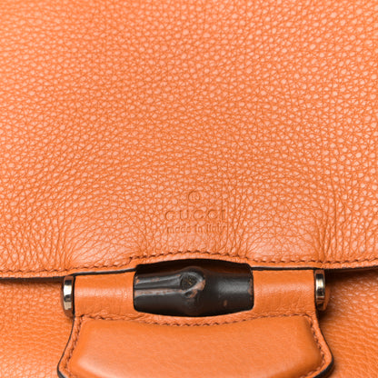 Gucci Calfskin Medium Nouveau Fringe Shoulder Bag Orange 9 of 9