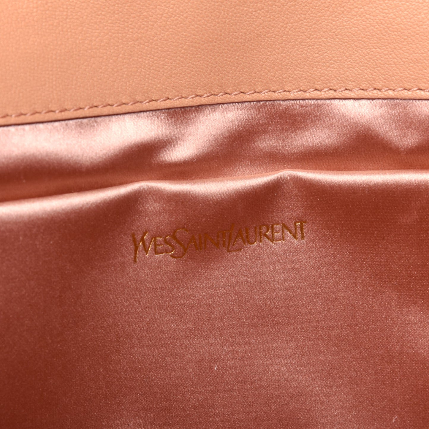 Goatskin Monogram Large Belle De Jour Clutch Nude