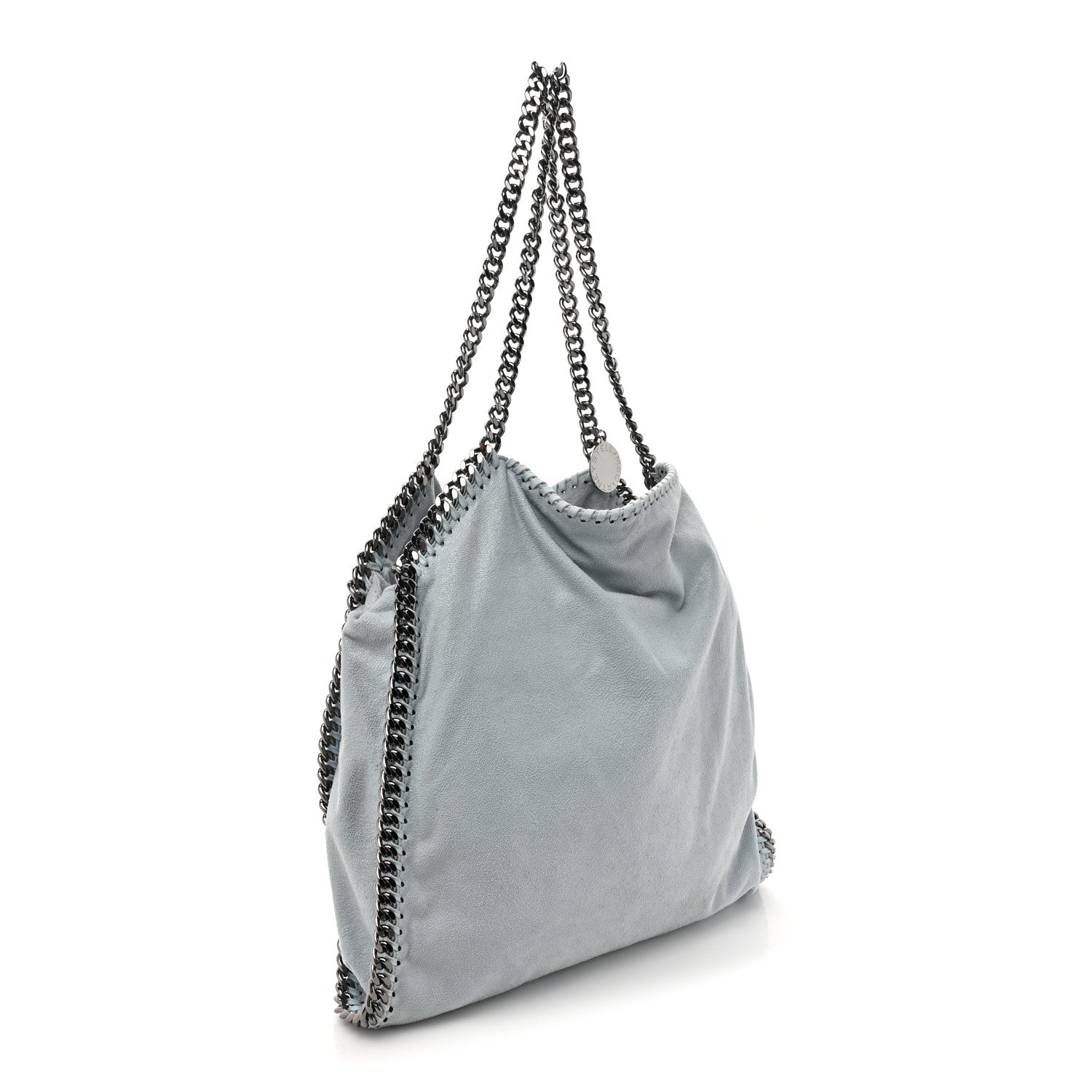 Stella McCartney Shaggy Deer Falabella Tote Light Blue 3 of 13