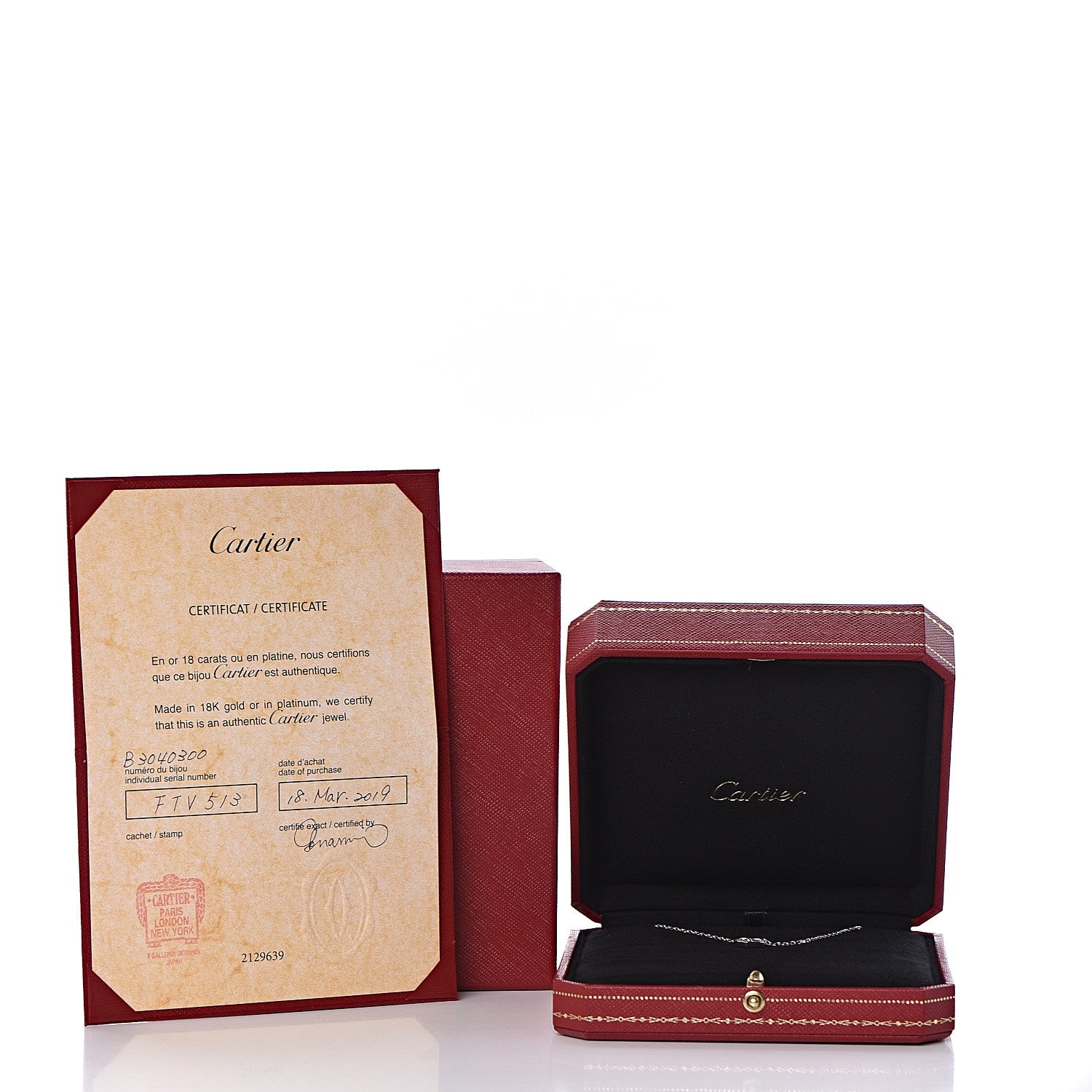 Cartier 18K White Gold Diamond Hearts and Symbols Necklace 7 of 7