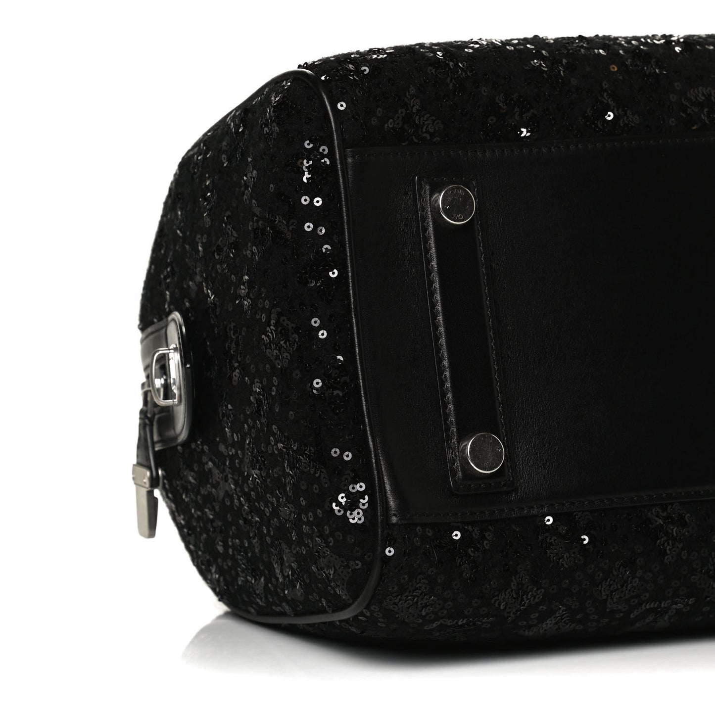 Sequin Monogram Sunshine Express Speedy Black