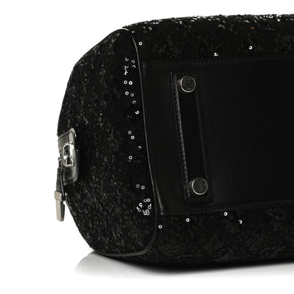 Louis Vuitton Sequin Monogram Sunshine Express Speedy Black 8 of 12