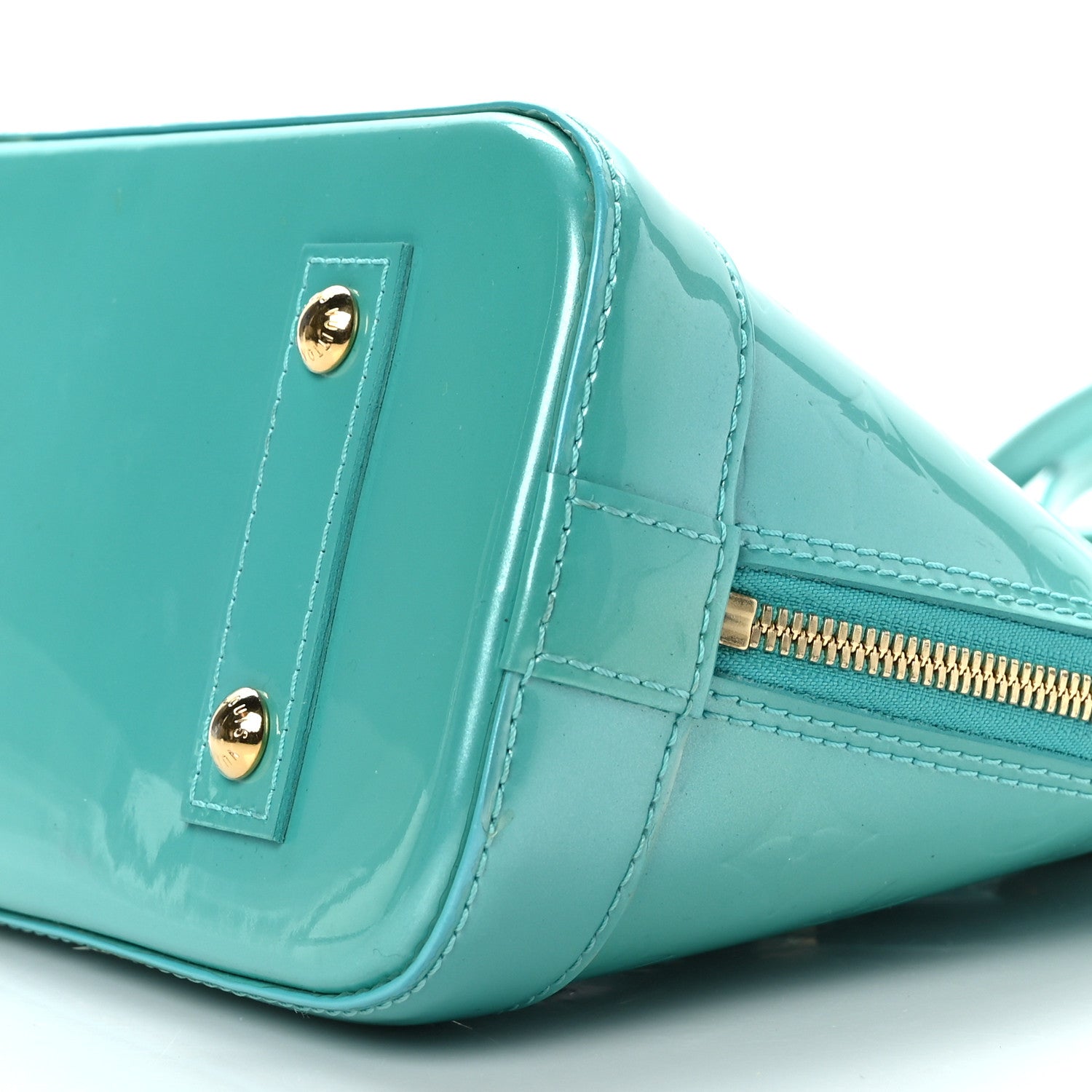 Louis Vuitton Vernis Alma BB Turquoise 8 of 9