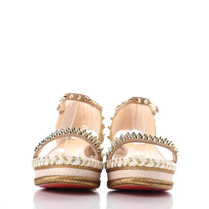 Christian Louboutin Veau Velours Madmonica 60 Platform Sandals 39 Version Cappuccino 2 of 10