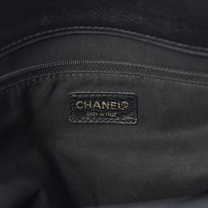 Chanel Calfskin Cerf Executive Shopper Tote Black 6 of 11