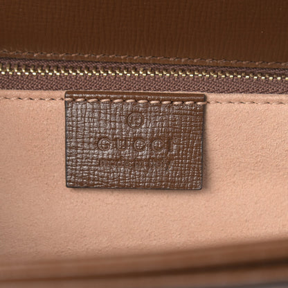 Gucci GG Supreme Monogram Horsebit 1955 Shoulder Bag Beige Brown Sugar 6 of 11