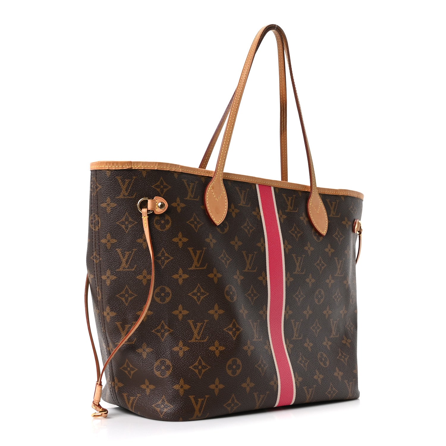 Louis Vuitton Monogram My LV Heritage Neverfull MM Fuchsia White 4 of 10