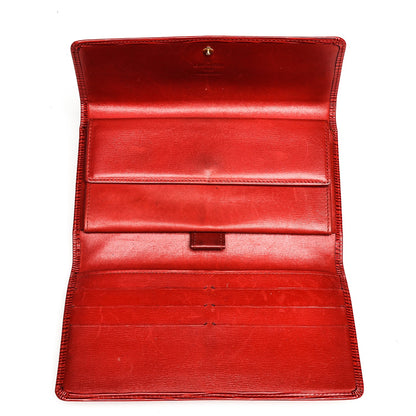 Louis Vuitton Epi Porte Tresor International Wallet Castillan Red 5 of 10