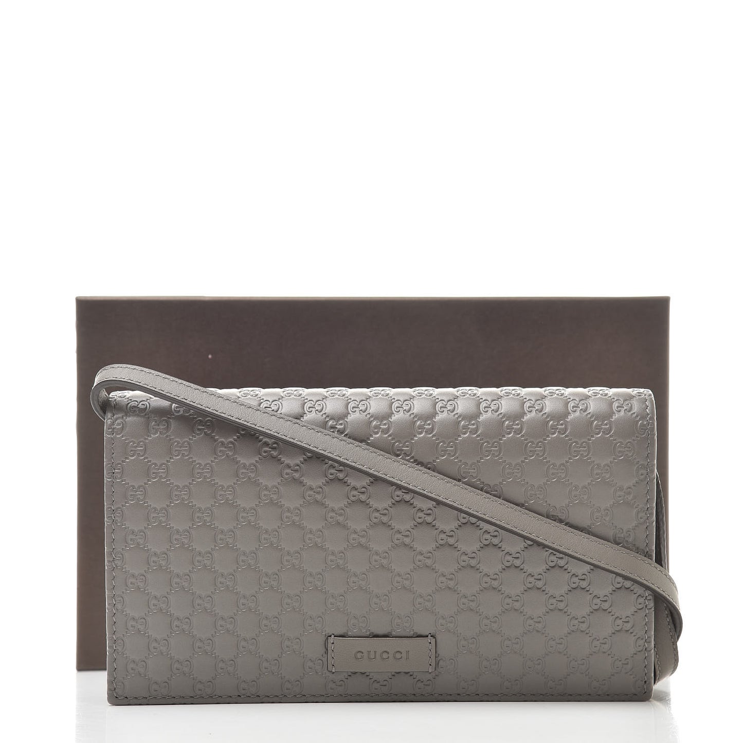 Soft Microguccissima Crossbody Wallet Loess