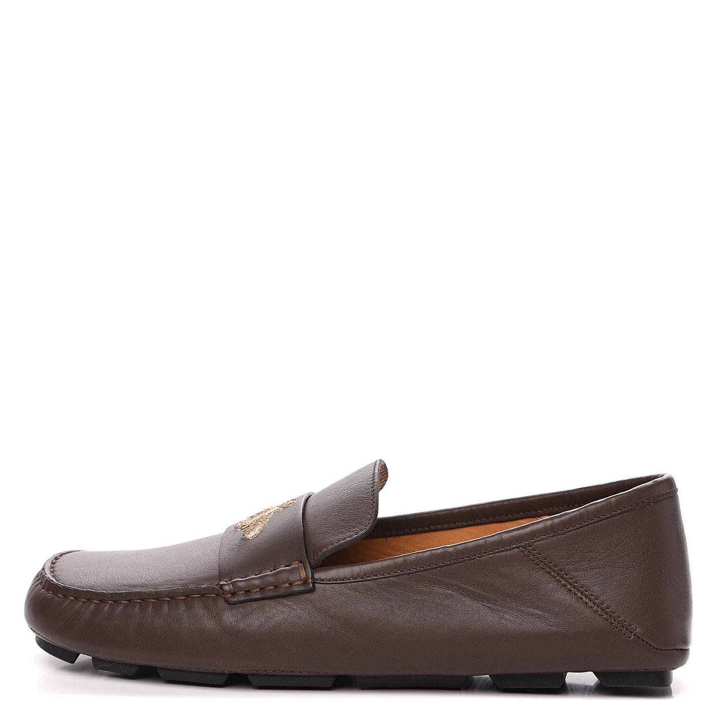 Nappa Mens Bee Driver Loafers 6.5 Cuir