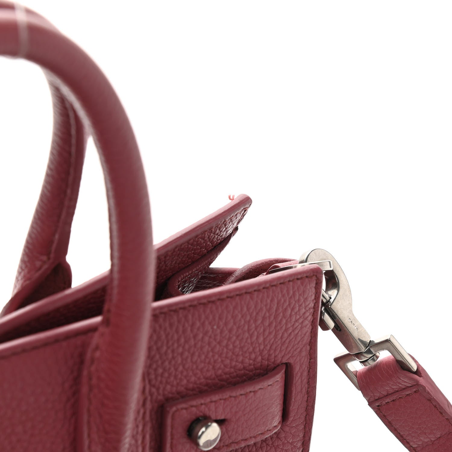Saint Laurent Grained Calfskin Nano Sac De Jour Souple Mystic Rose 8 of 11