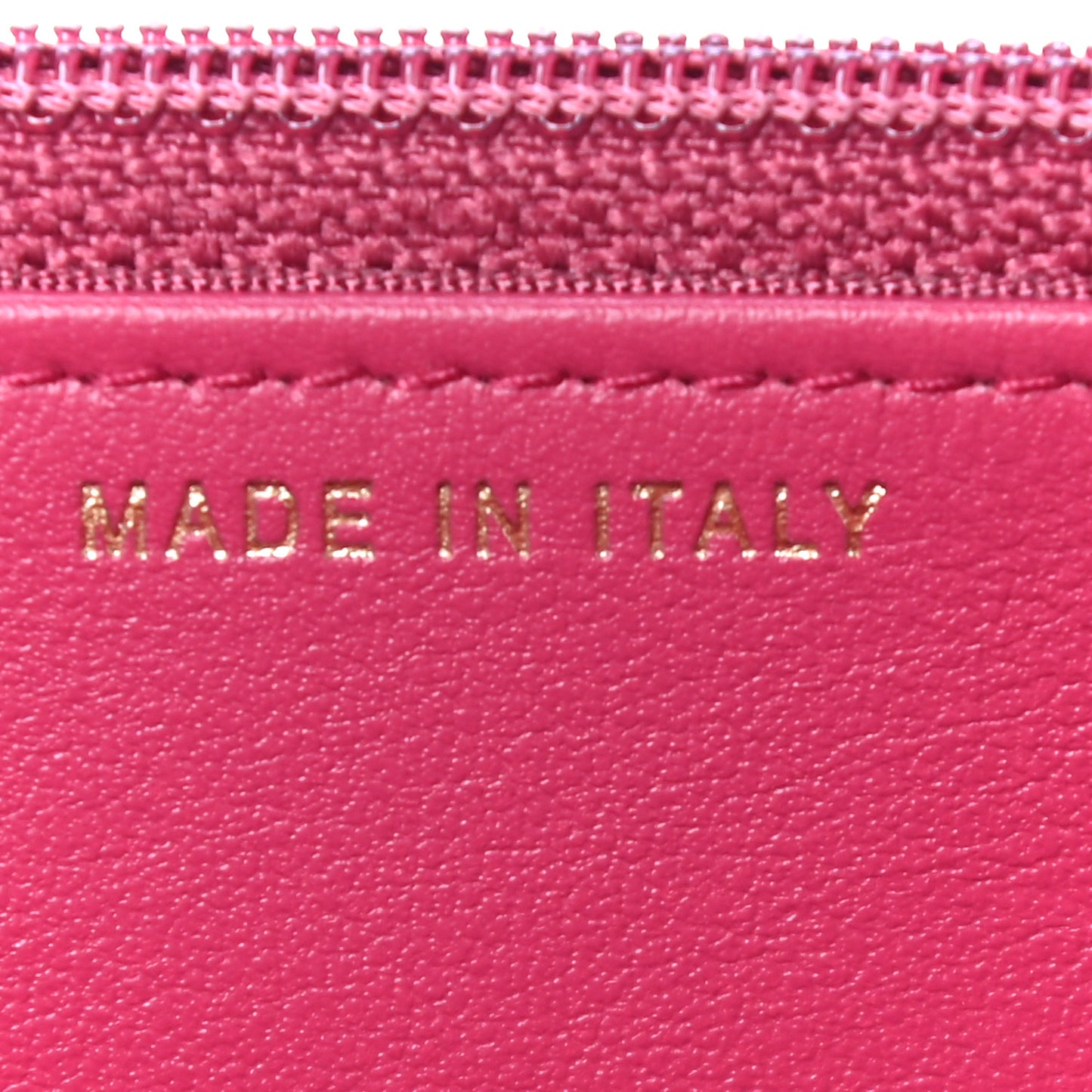 Tweed Calfskin Signe Wallet On Chain WOC Black Pink