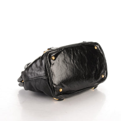 Miu Miu Vitello Shine Tote Black 4 of 8