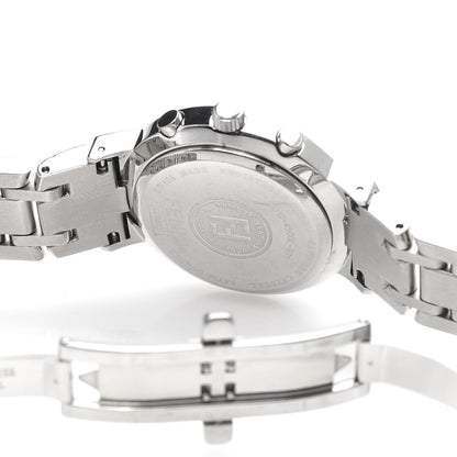 Fendi Stainless Steel 32mm Zucca Chronograph Quartz Watch Black 6 of 6