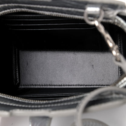Saint Laurent Patent Monogram Toy Cabas Silver 4 of 4