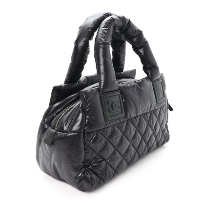 Chanel Nylon Coco Cocoon Zipped Tote Black 3 of 10