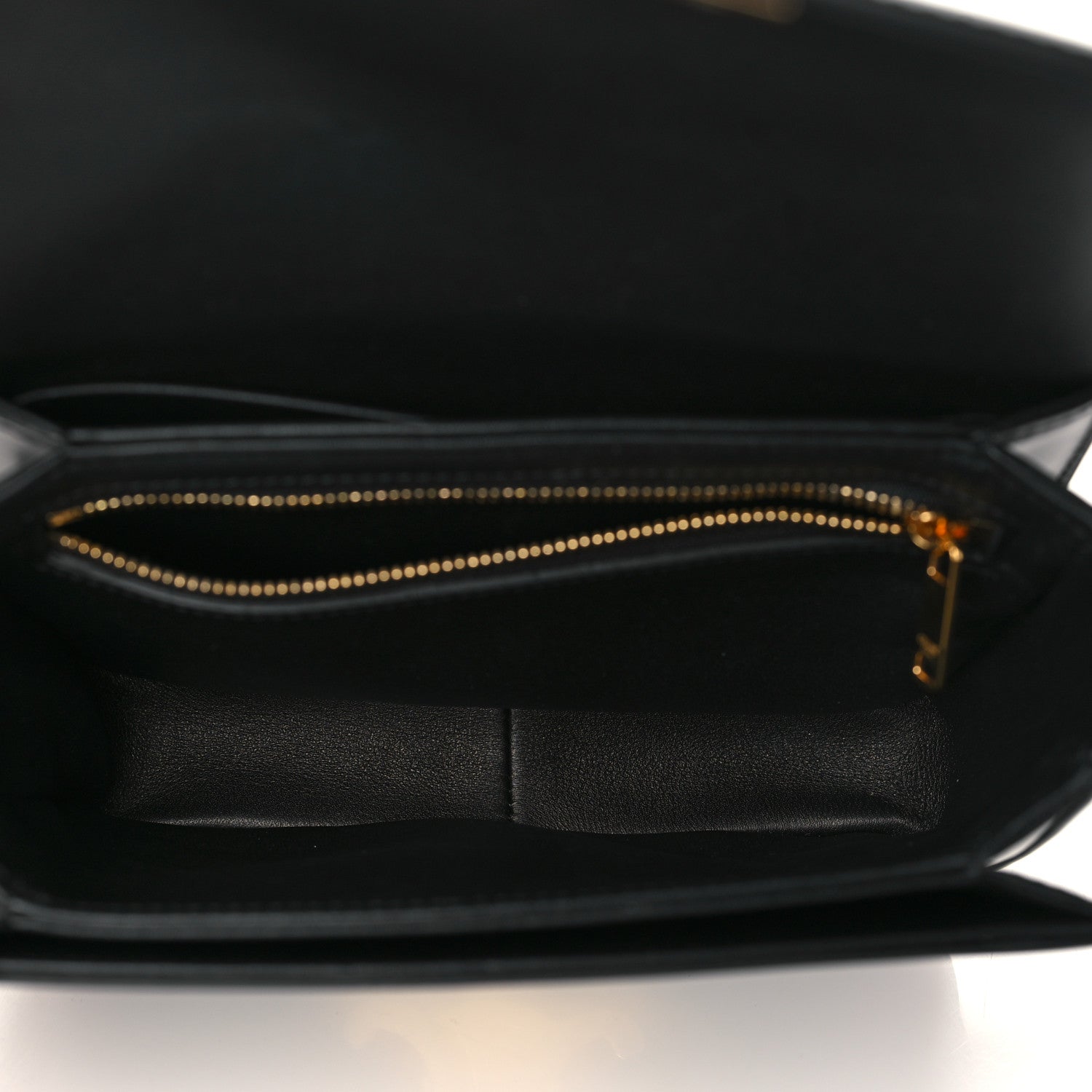 Celine Shiny Calfskin Teen Triomphe Black 5 of 10