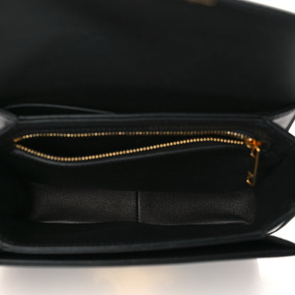 Celine Shiny Calfskin Teen Triomphe Black 5 of 10