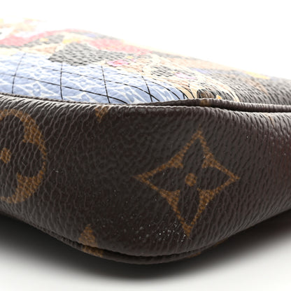 Louis Vuitton Monogram 2021 Christmas Animation London Mini Pochette Accessories Red 10 of 10