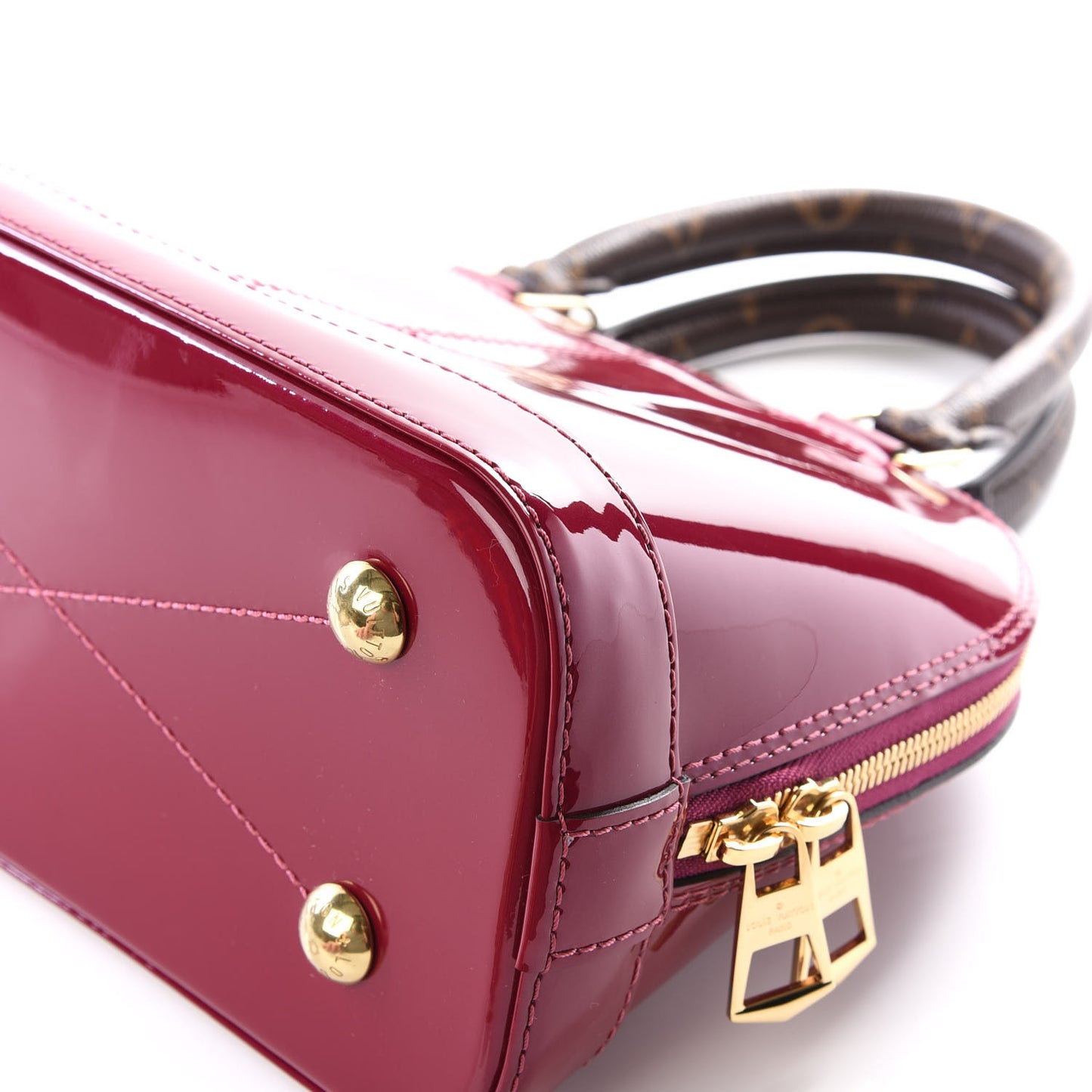 Patent Monogram Alma BB Magenta