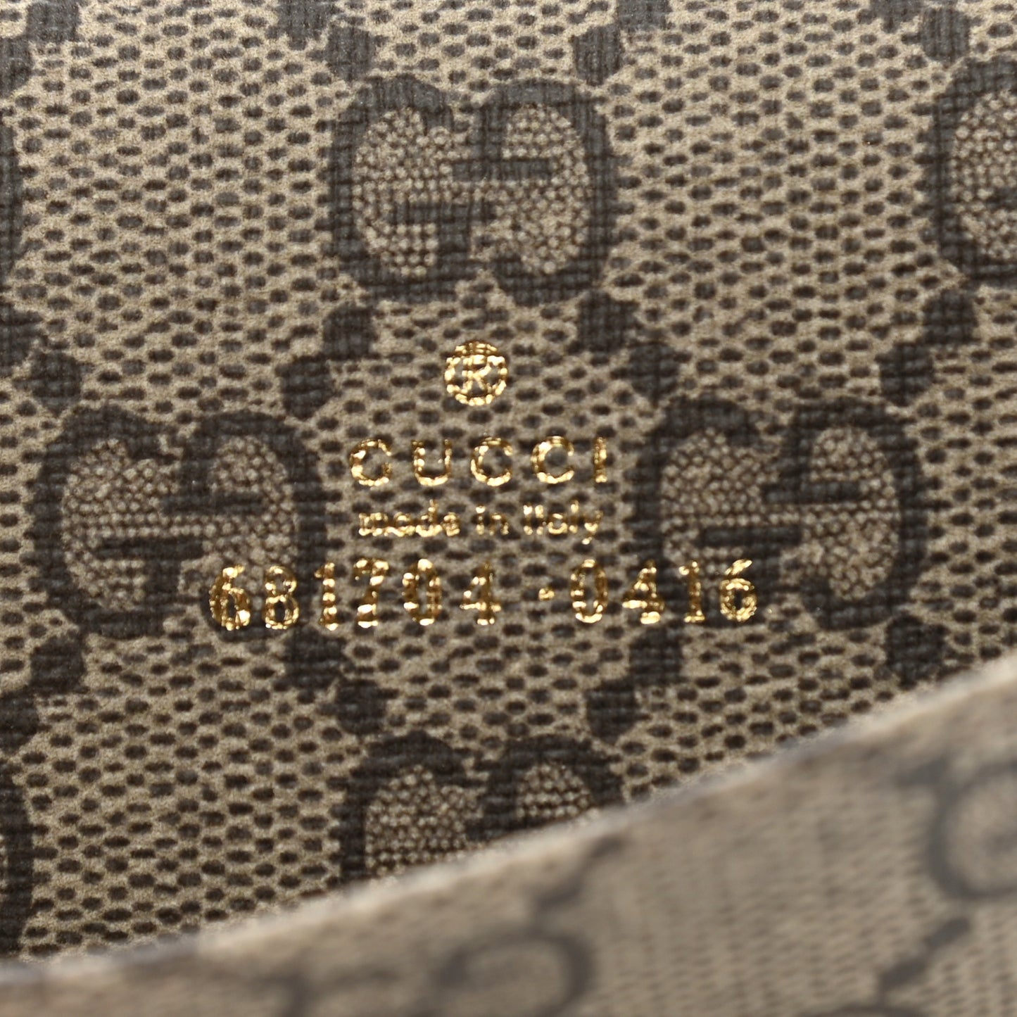 X BALENCIAGA GG Supreme Monogram Logo Envelope Card Case Wallet Beige Ebony Mystic White