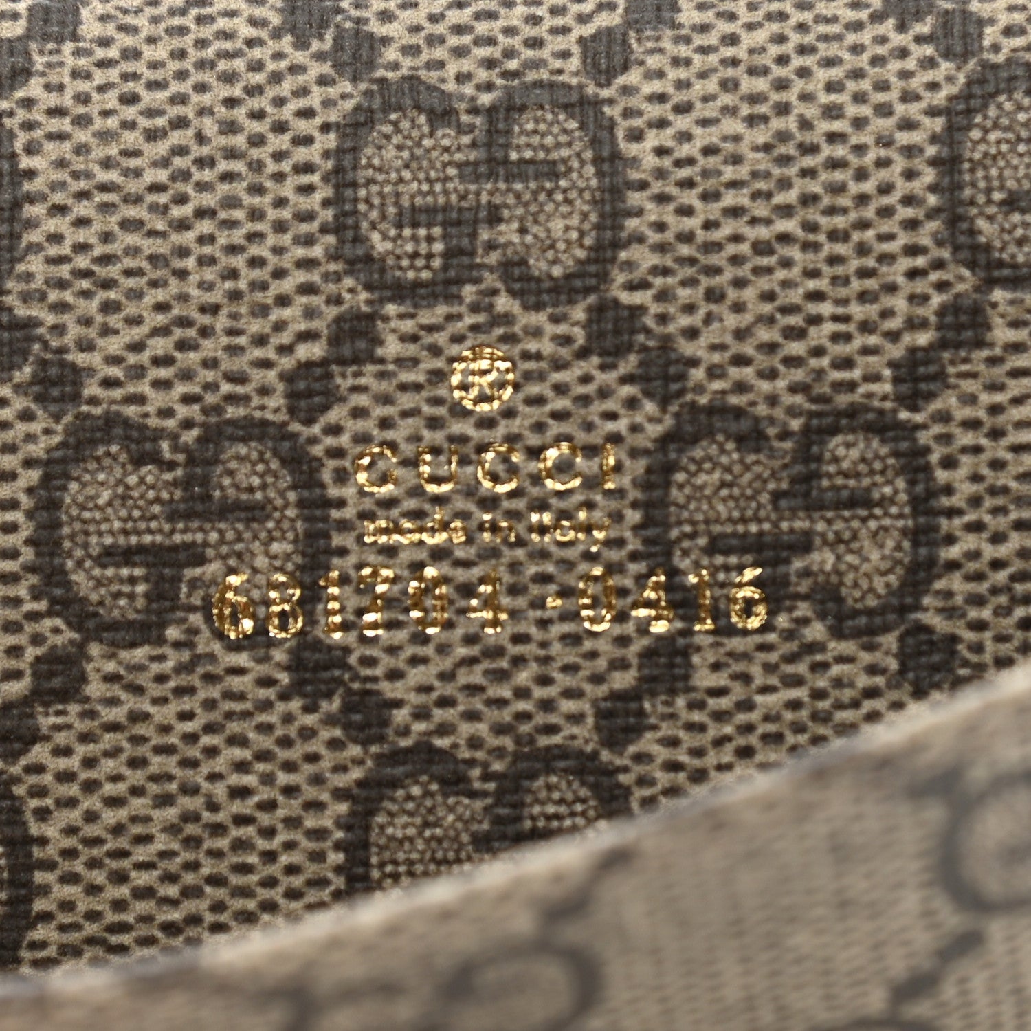 Gucci X BALENCIAGA GG Supreme Monogram Logo Envelope Card Case Wallet Beige Ebony Mystic White 7 of 8