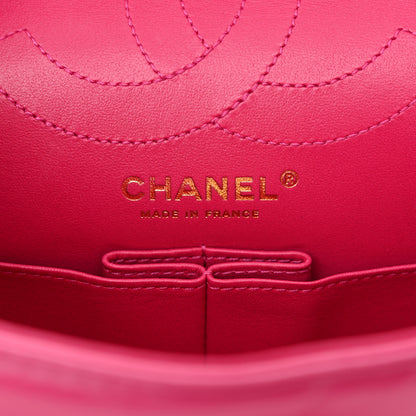Chanel Aged Calfskin Quilted 2.55 Reissue 225 Flap Fuchsia 6 of 12