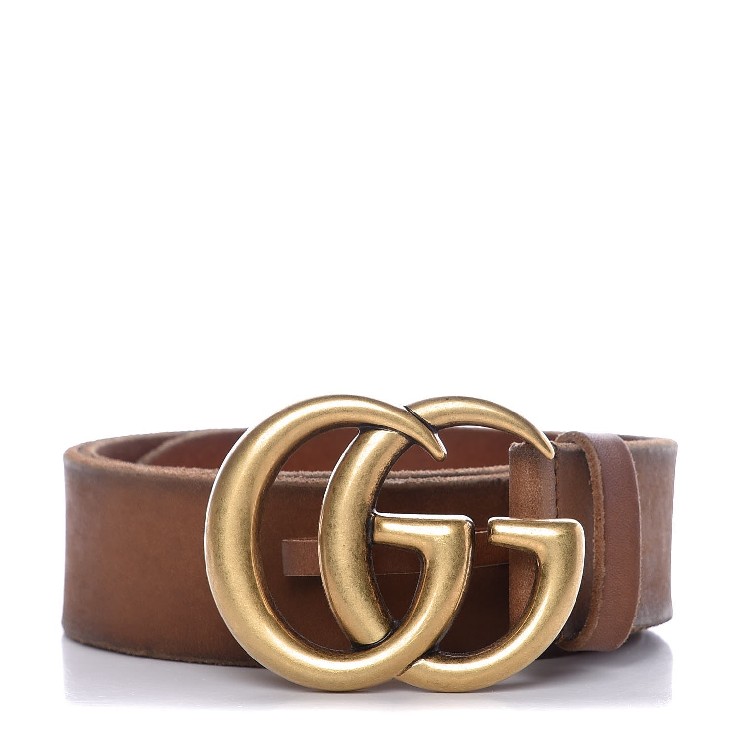 Gucci Faded Calfskin Double G 40mm Belt 85 34 Cuir 1 of 6