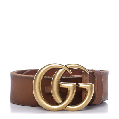 Gucci Faded Calfskin Double G 40mm Belt 85 34 Cuir 1 of 6