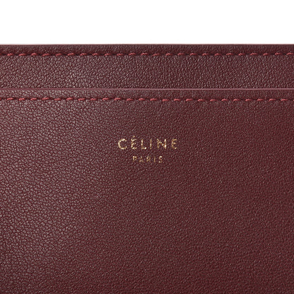 Celine Smooth Lambskin Solo Card Holder Rust 6 of 8
