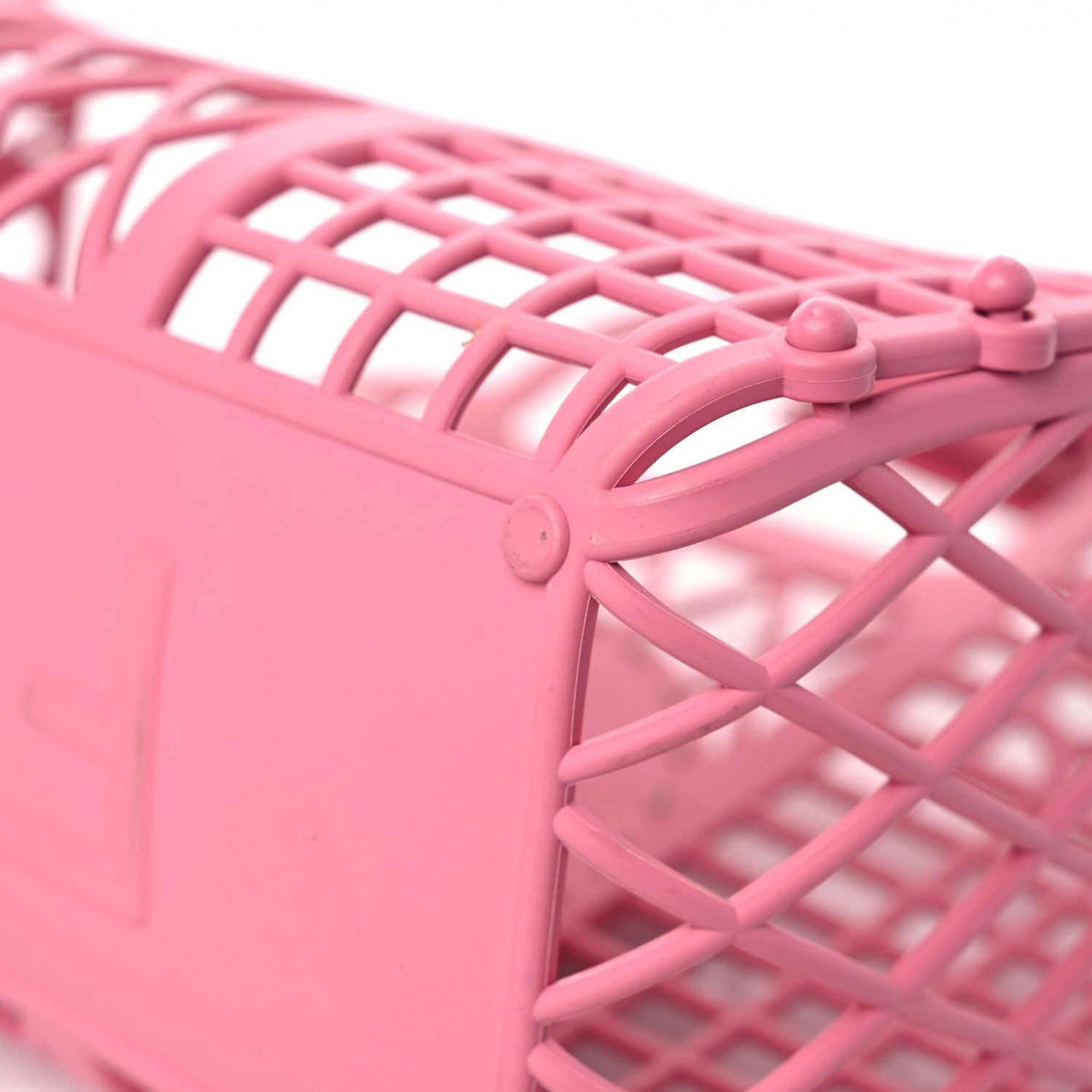 Fendi Recycled Plastic Vitello Liberty Matte Small Fendi Basket Rosa 8 of 16