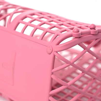 Fendi Recycled Plastic Vitello Liberty Matte Small Fendi Basket Rosa 8 of 16