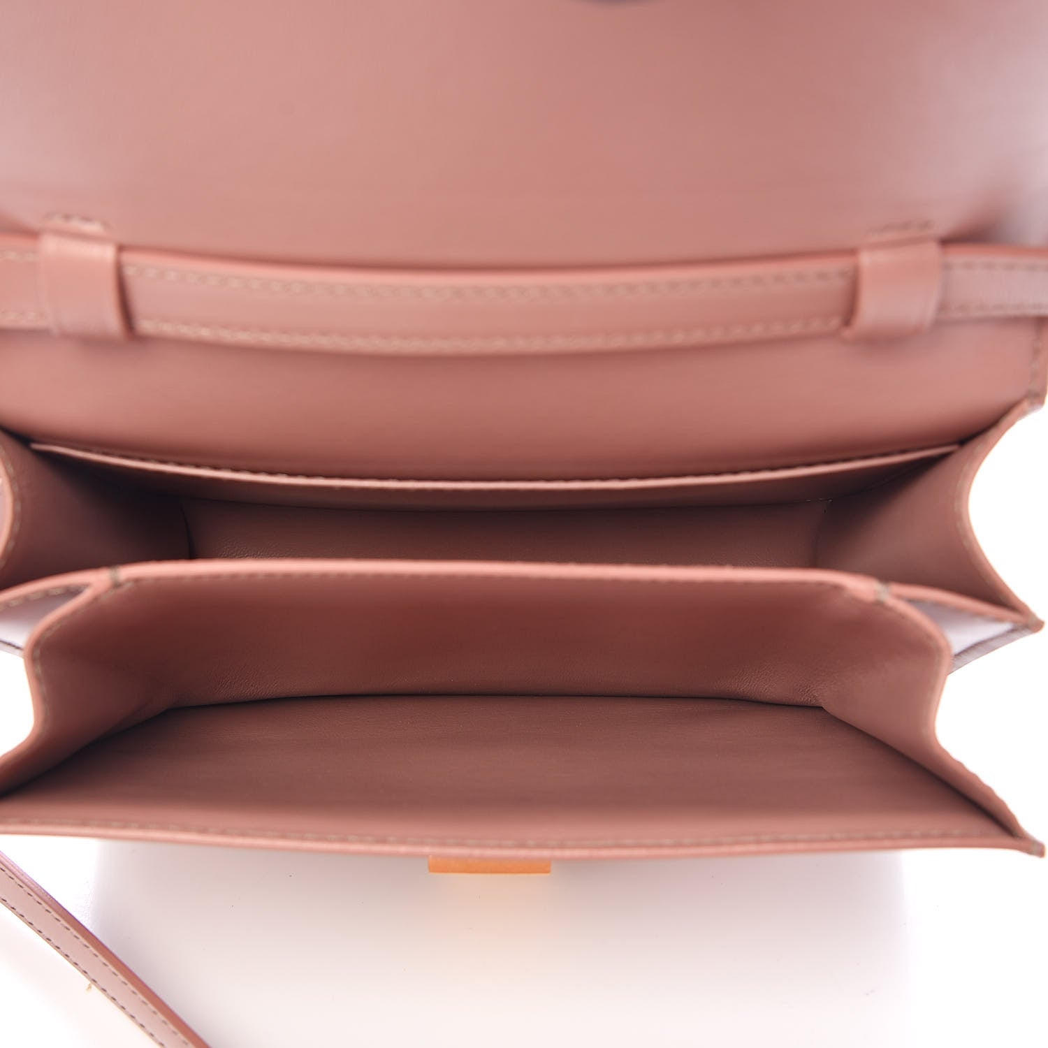 Celine Box Calfskin Teen Classic Box Flap Bag Antique Rose 5 of 9