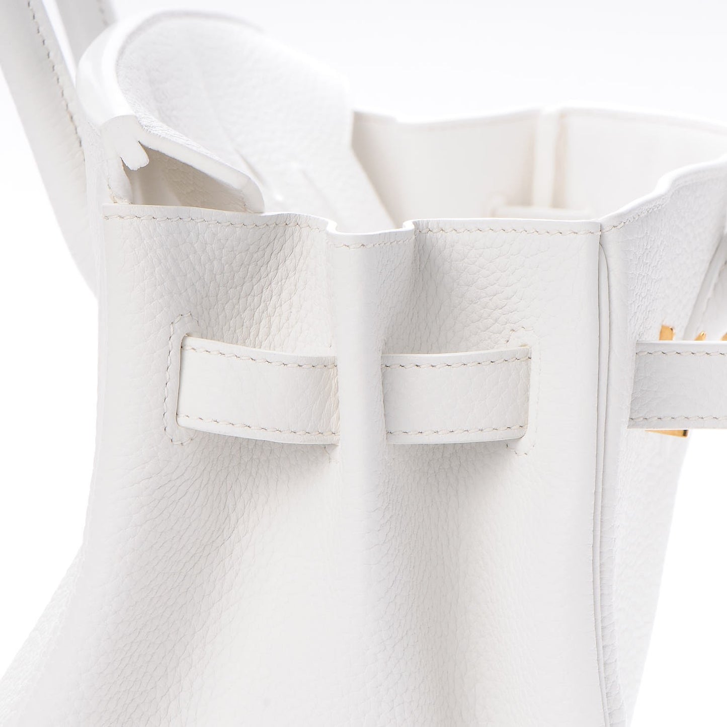 Taurillon Clemence Birkin 35 White