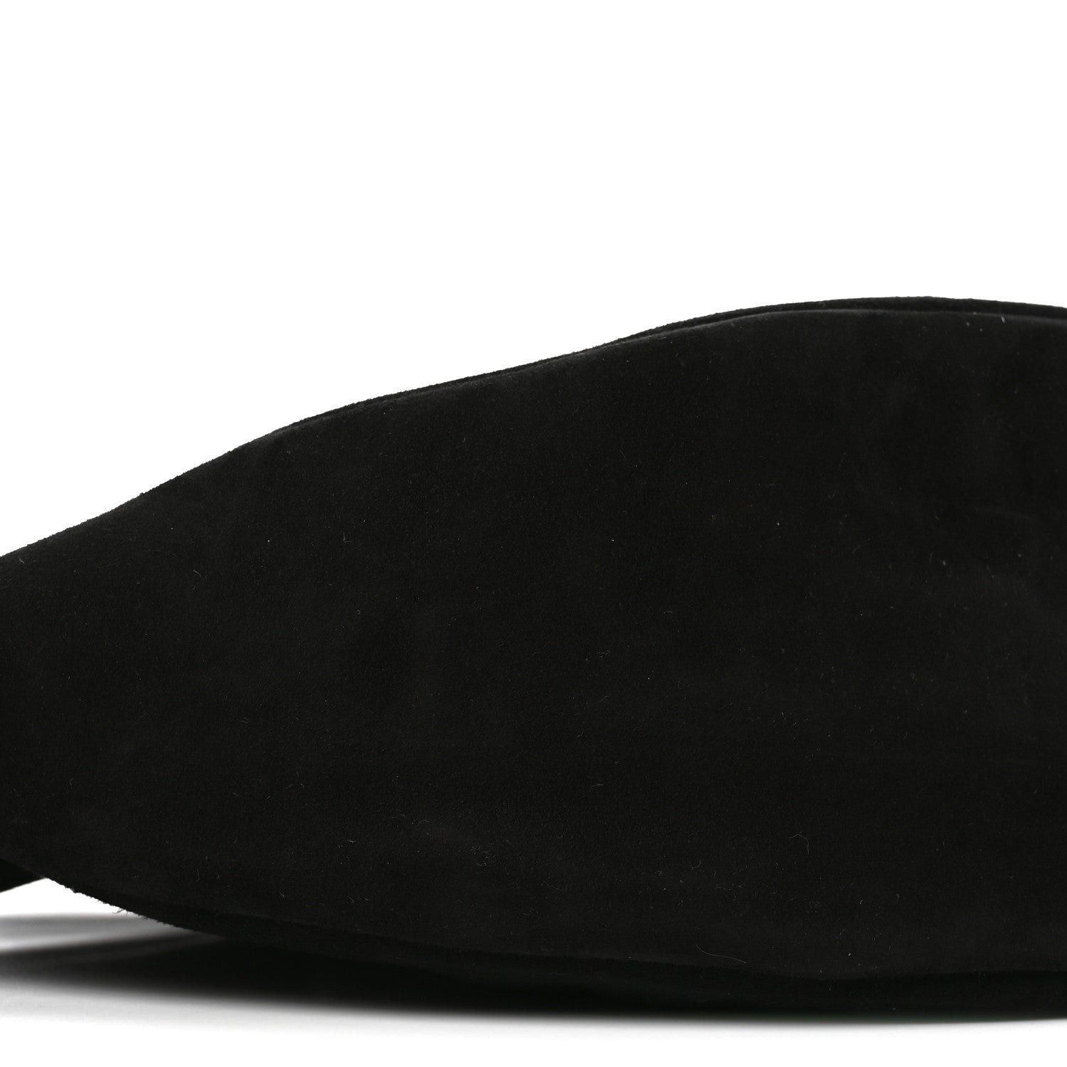 The Row Suede Small Slouchy Banana Bag Black 8 of 9