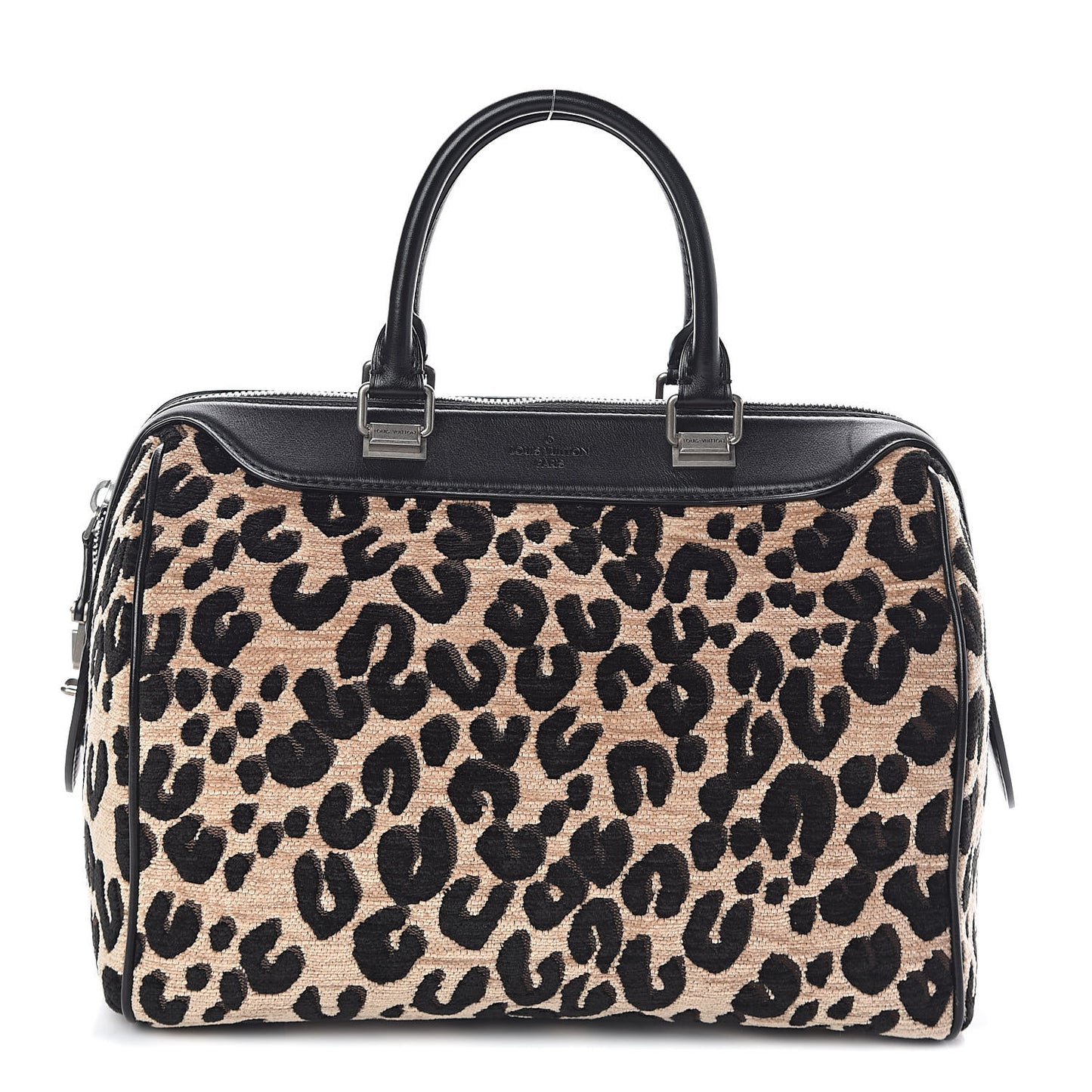 Jacquard Velvet Leopard Print Stephen Sprouse Speedy