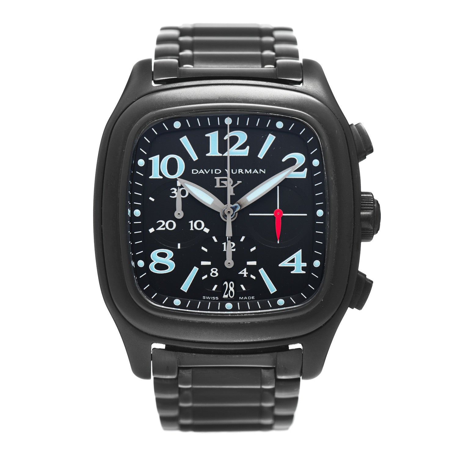 David Yurman PVD Stainless Steel 41mm Belmont Shadow Automatic Watch Black 1 of 4