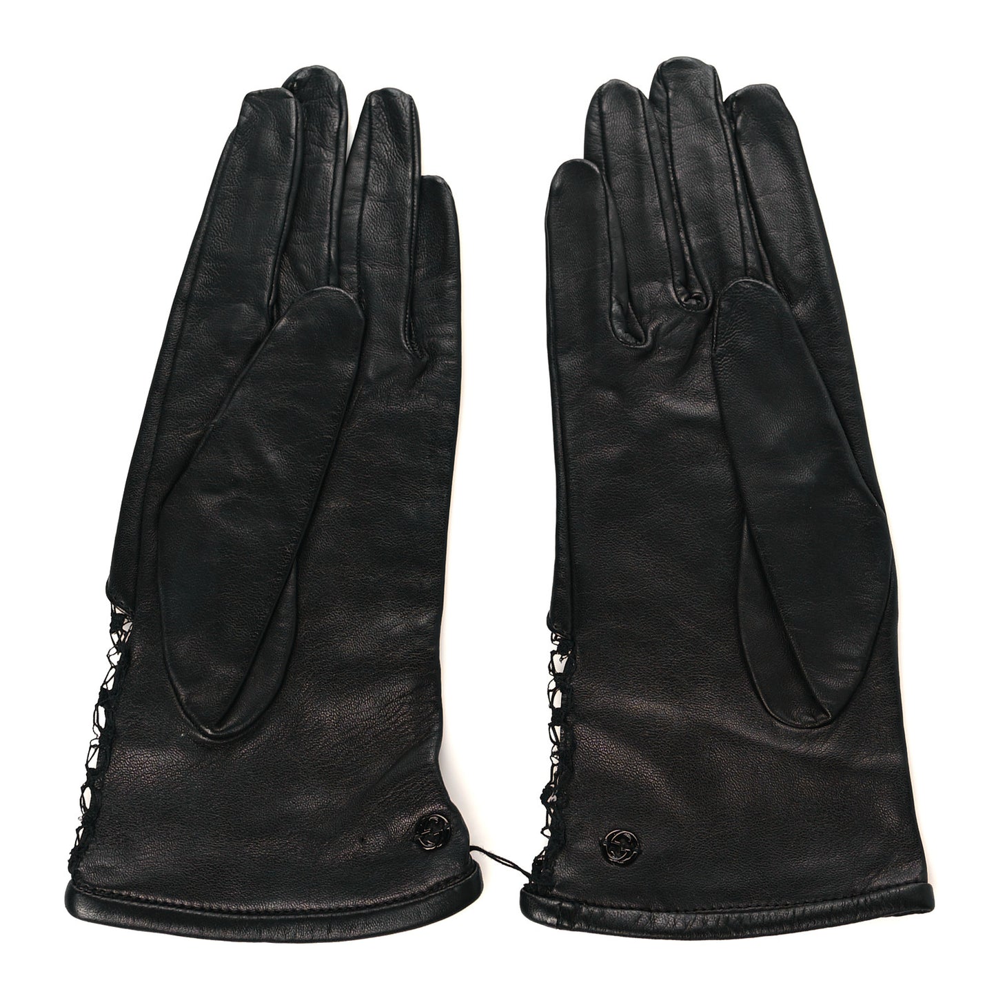 Nappa Mesh Gloves 8 Black