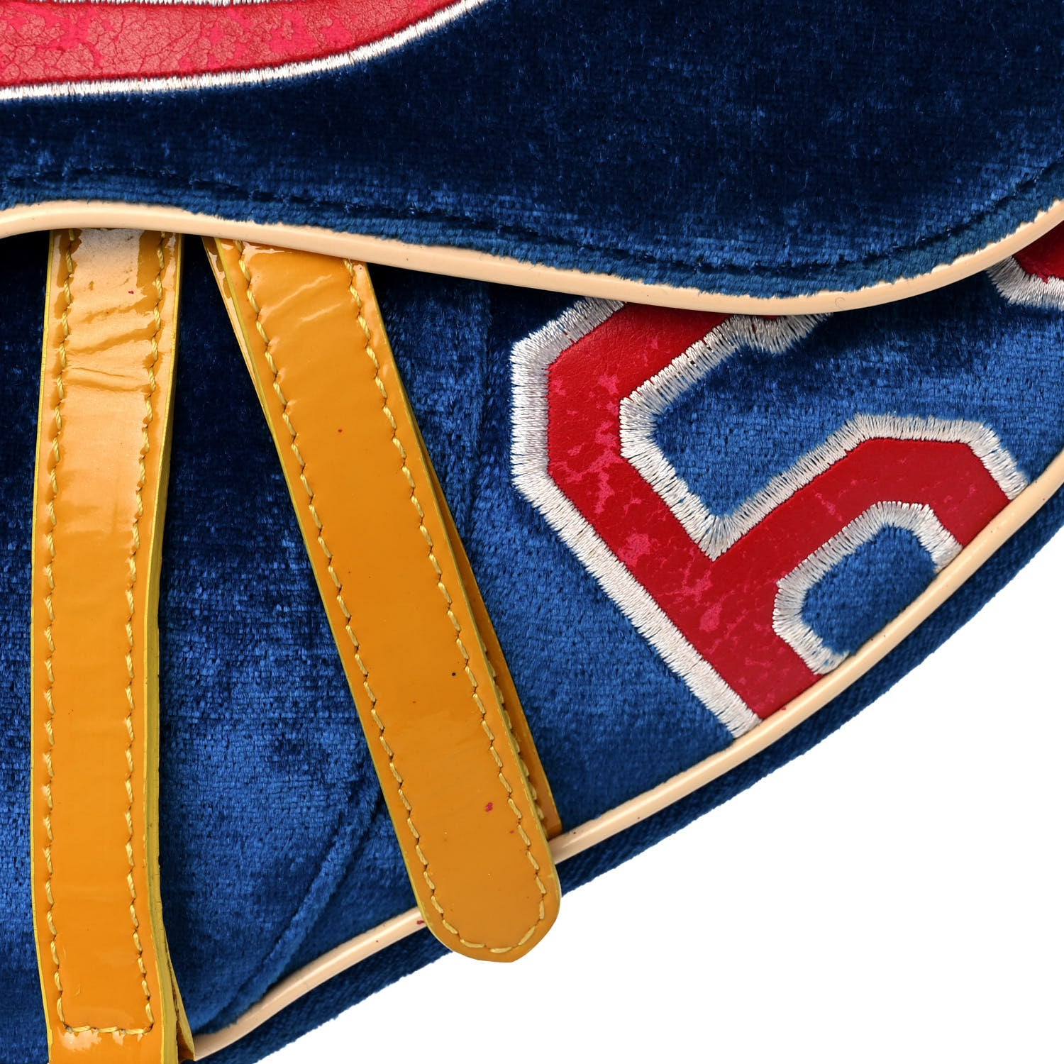 Christian Dior Velour Adiorable 69 Saddle Bag 12 of 14