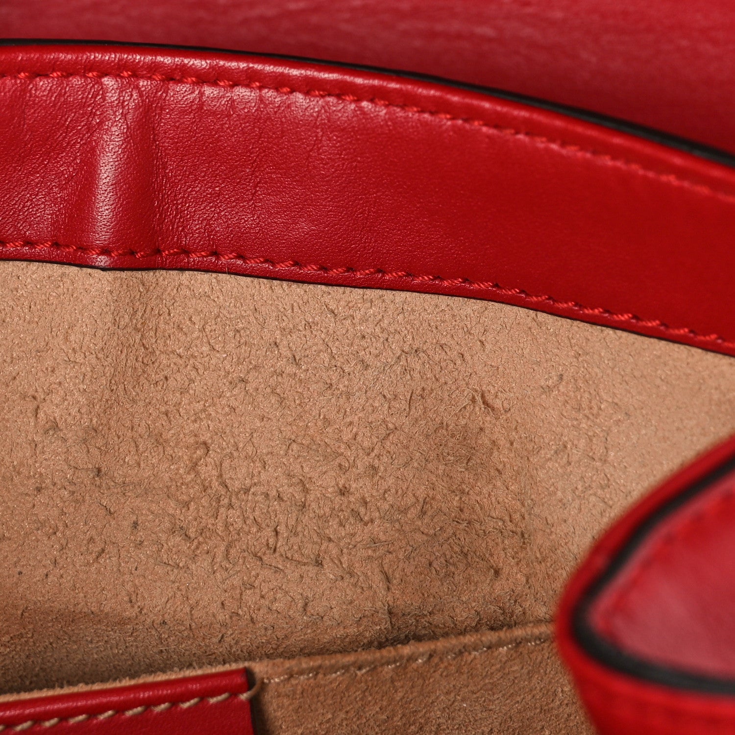 Gucci Guccissima Signature Padlock Backpack Hibiscus Red 10 of 10