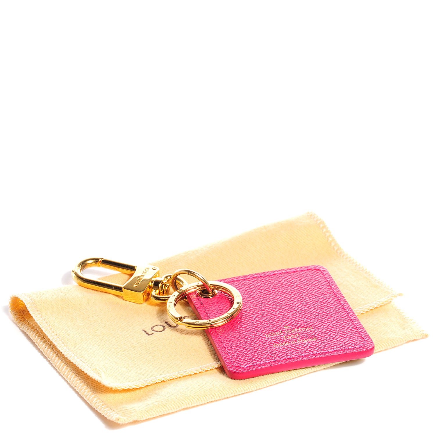 Louis Vuitton Monogram Illustre Carousel Bag Charm Key Ring Pink 4 of 8