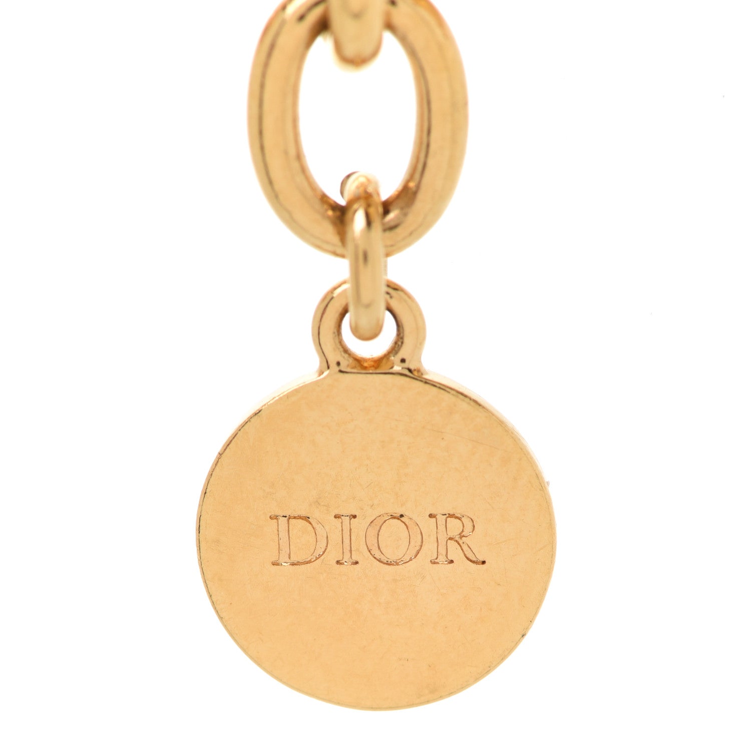 Christian Dior Metal Danseuse Etoile Chain Bracelet Gold 4 of 6