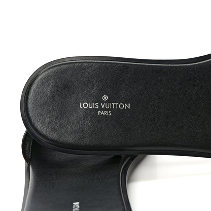 Louis Vuitton Patent Monogram Lock It Flat Mule 38.5 7 of 8