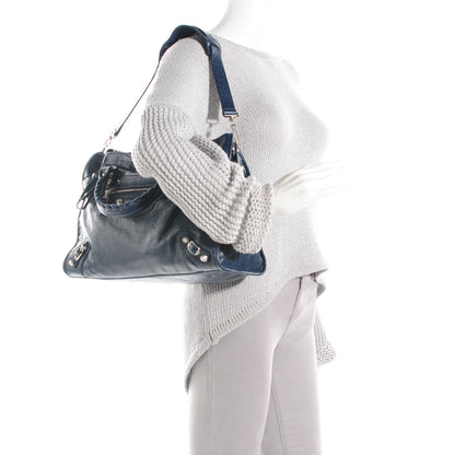 Balenciaga Agneau Giant 12 Silver Hardware City Bleu Obscur 6 of 13