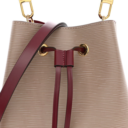 Louis Vuitton Epi Neonoe BB Galet Grenat 8 of 10