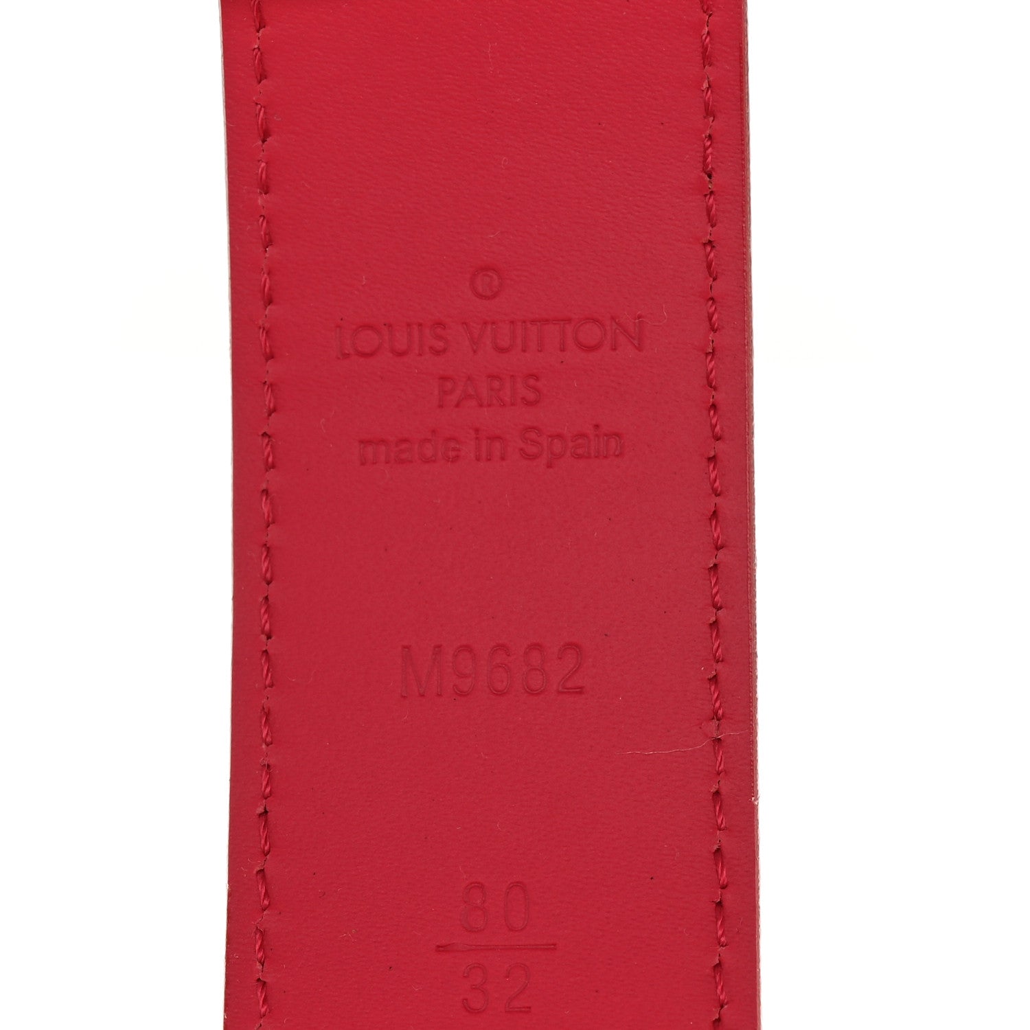 Louis Vuitton Monogram Multicolor LV Cut Reversible Belt 80 32 White 3 of 5
