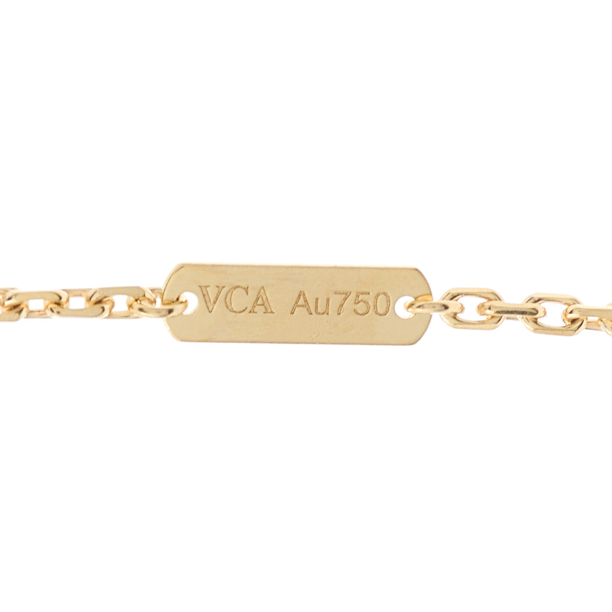 Van Cleef & Arpels 18K Yellow Gold Mother of Pearl Magic Alhambra Long Necklace 4 of 5